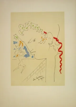 石版画 Cocteau - Untitled
