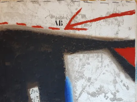 金刚砂版画 Coignard - Au Fond des pages, 3. Face inverse du rouge