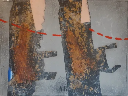 金刚砂版画 Coignard - Au Fond des Pages, Planche 2. Immobilité