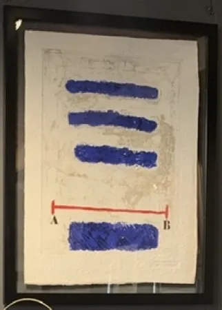 金刚砂版画 Coignard - Bleu syncopes