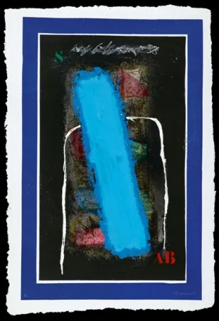 金刚砂版画 Coignard - Bleu vertical