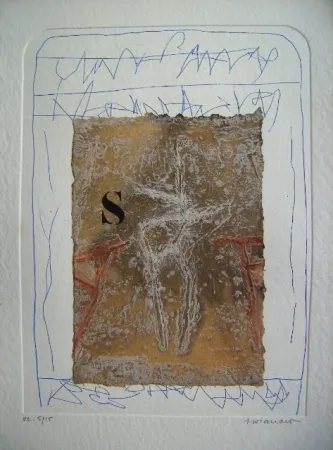 金刚砂版画 Coignard - C'est pareil, deux poemes, trois gravures