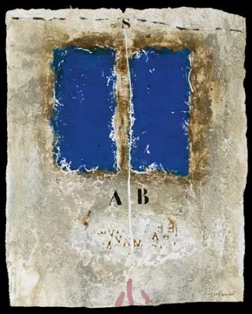 金刚砂版画 Coignard - Deux bleus