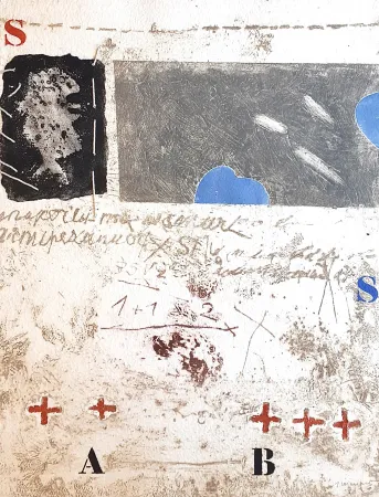 金刚砂版画 Coignard - En Trompe-L`Oeil, Tête et ouverture