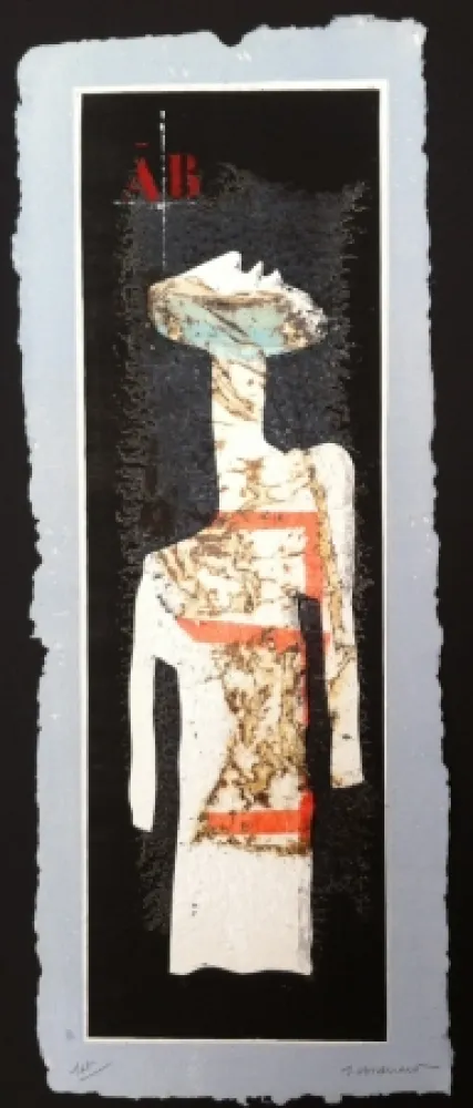 版画 Coignard - Grand mannequin debout