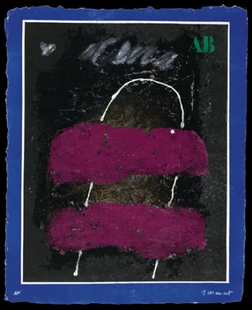 金刚砂版画 Coignard - Horizontales violettes