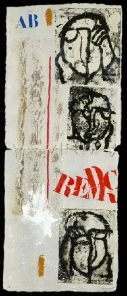 金刚砂版画 Coignard - Les visiteurs