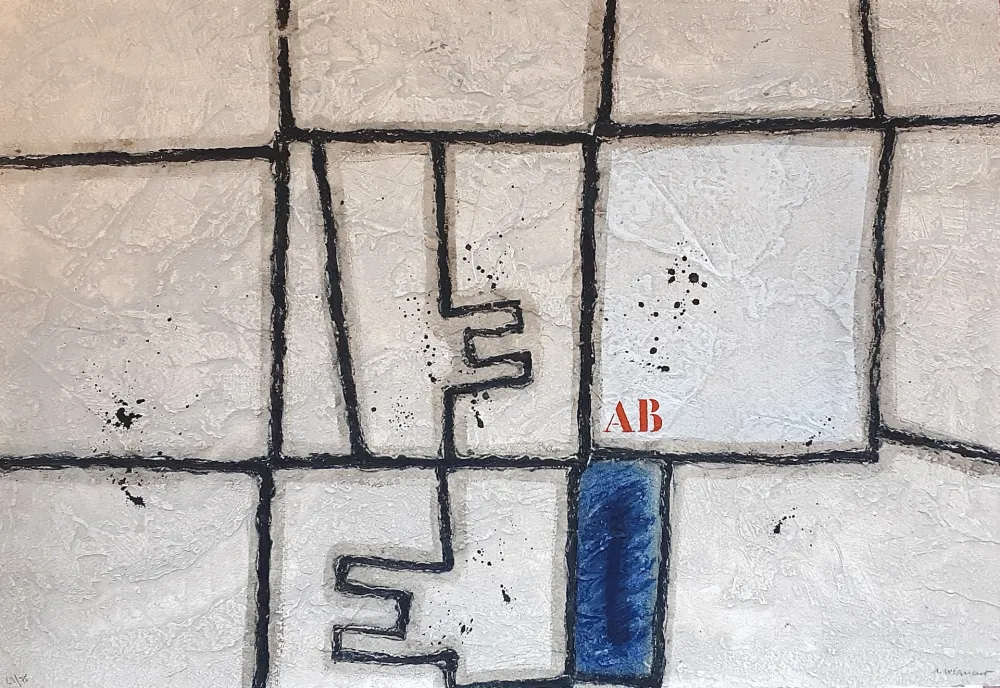 金刚砂版画 Coignard - Linéaire en Inversion