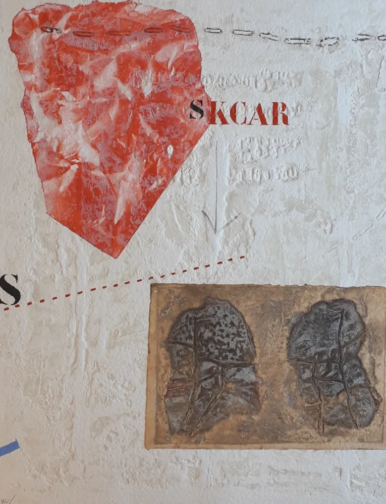 金刚砂版画 Coignard - Mouvement double et rouge