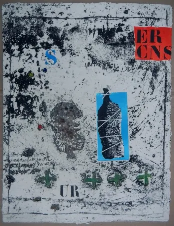 金刚砂版画 Coignard - Ouverture Bleue from the portfolio Nous sommes de terre