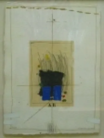 金刚砂版画 Coignard - Small AB blue with black