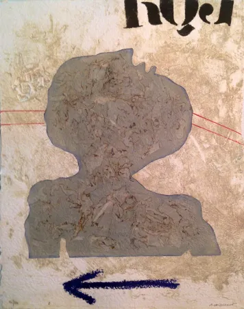 版画 Coignard - Stele 