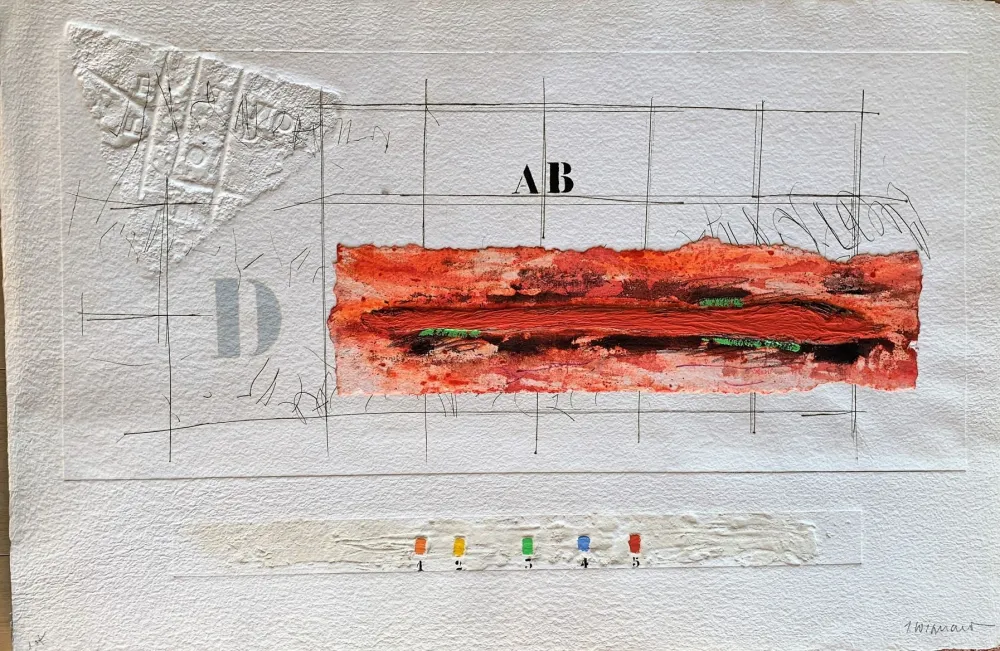 金刚砂版画 Coignard - Tension Rouge 