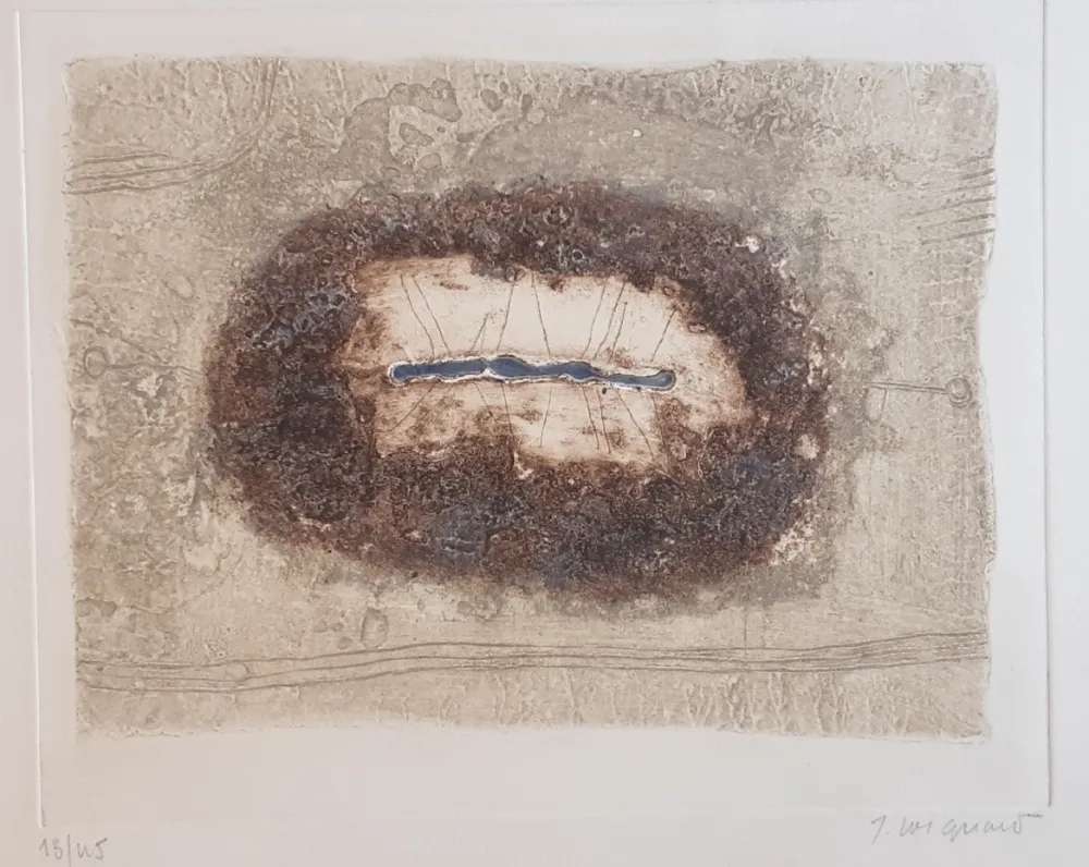 金刚砂版画 Coignard - Trace bleu