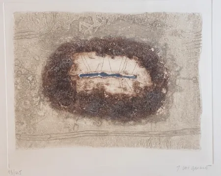 金刚砂版画 Coignard - Trace bleu