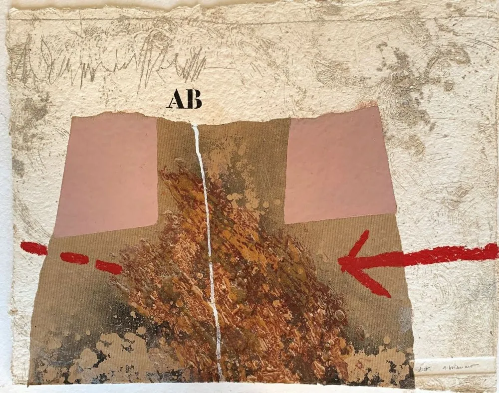 金刚砂版画 Coignard - Vecteur rouge 