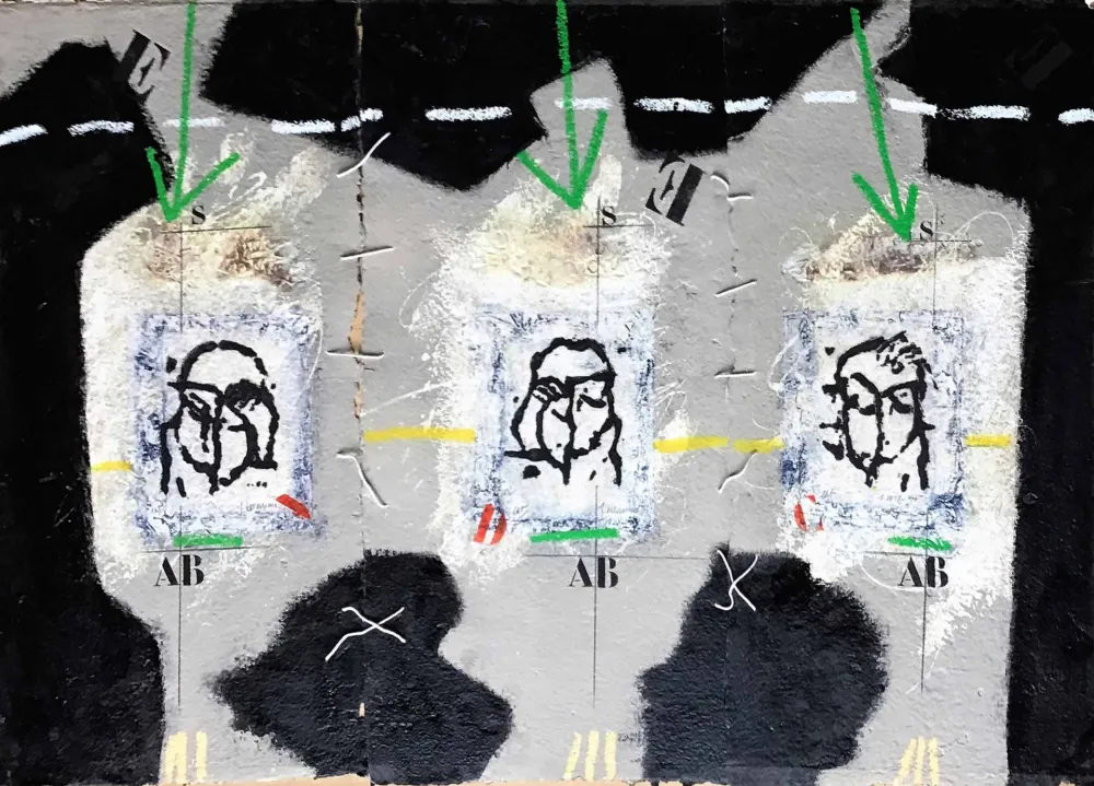 金刚砂版画 Coignard - Visages évolutifs  