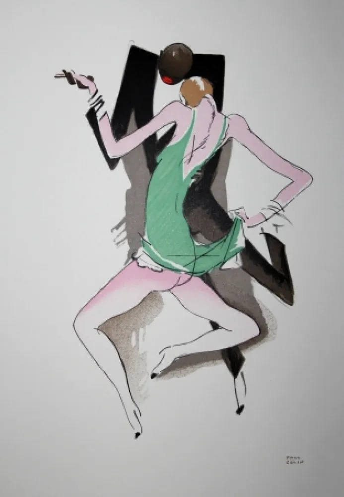 石版画 Colin - LE TUMULTE NOIR / BLACK THUNDER - 1927 