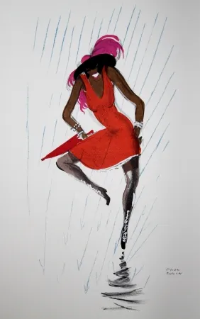 石版画 Colin - LE TUMULTE NOIR / BLACK THUNDER - 1927