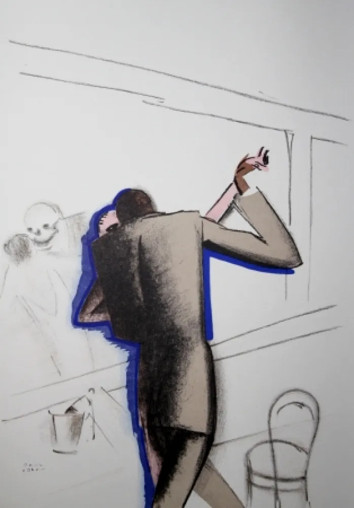 石版画 Colin - LE TUMULTE NOIR / BLACK THUNDER - Joséphine Baker - 1927