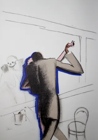 石版画 Colin - LE TUMULTE NOIR / BLACK THUNDER - Joséphine Baker - 1927