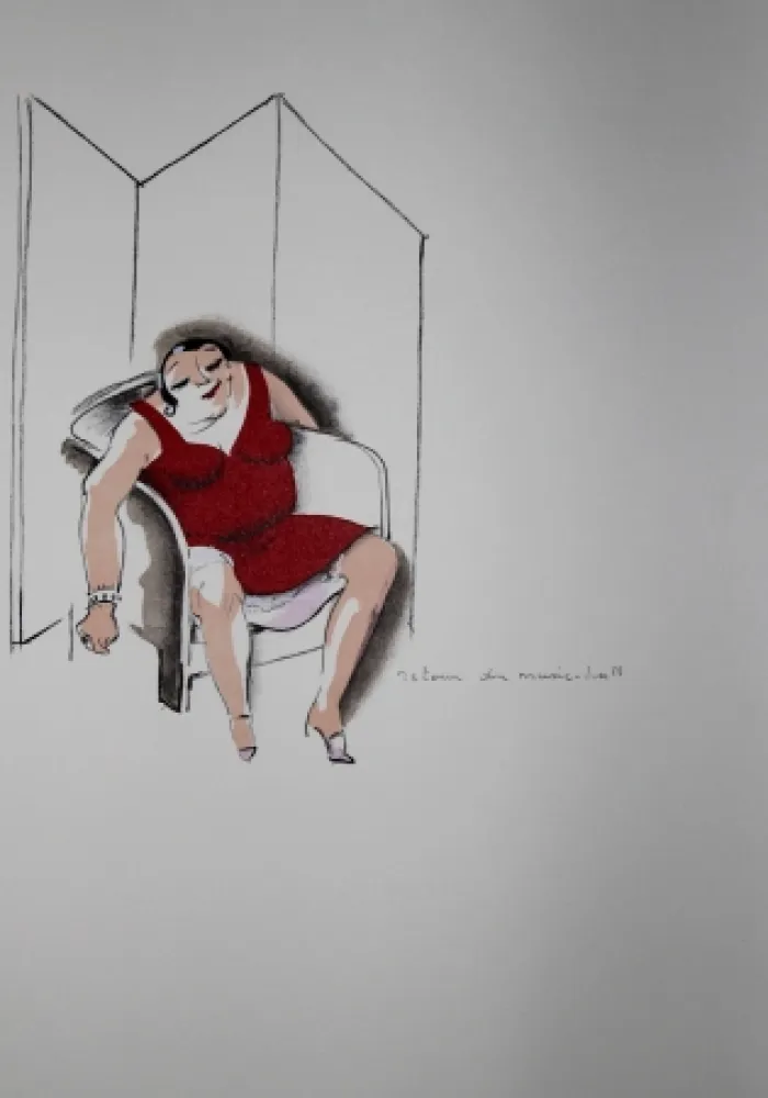 石版画 Colin - LE TUMULTE NOIR / BLACK THUNDER - Joséphine Baker - 1927