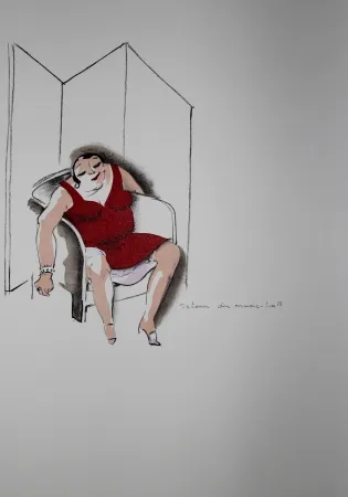 石版画 Colin - LE TUMULTE NOIR / BLACK THUNDER - Joséphine Baker - 1927