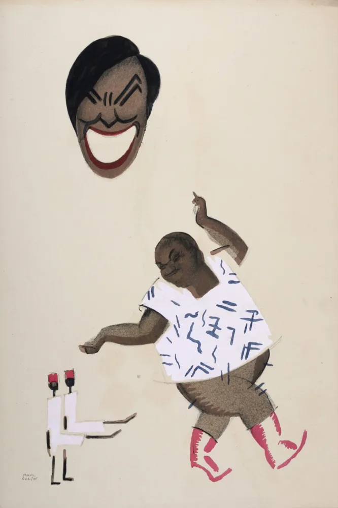 石版画 Colin - Le Tumulte Noir, C. 1927