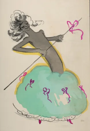 石版画 Colin - Le Tumulte Noir, C. 1927