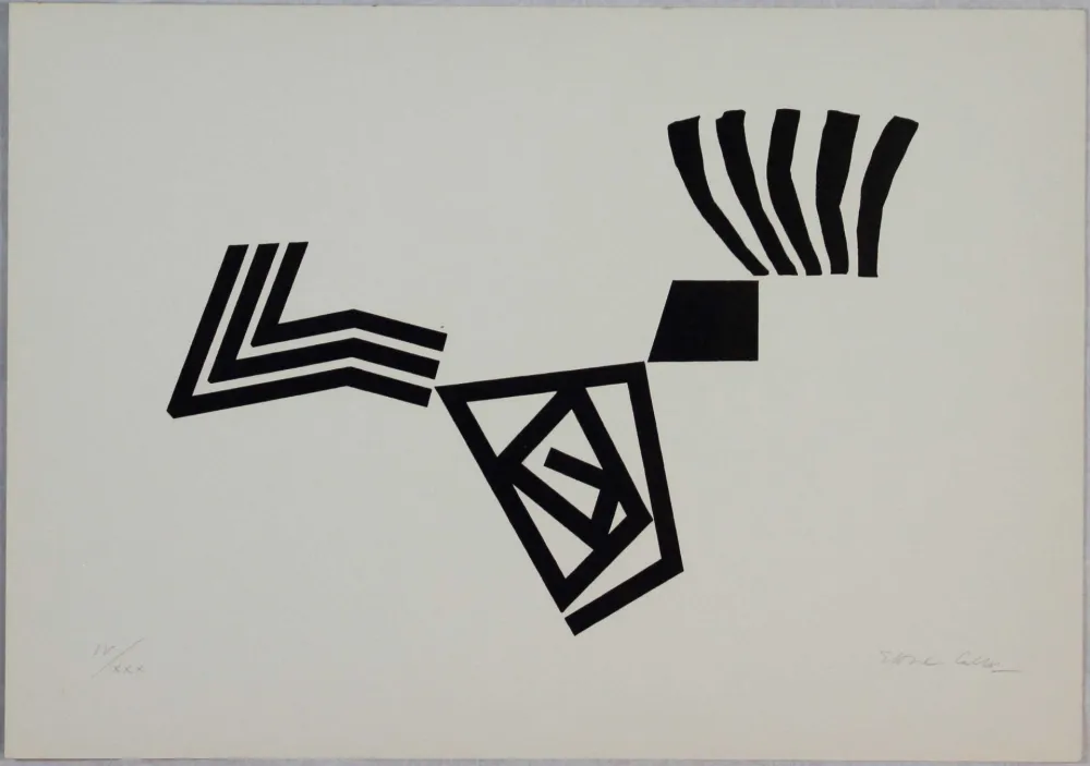 石版画 Colla - Untiled