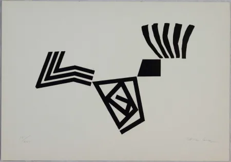 石版画 Colla - Untiled