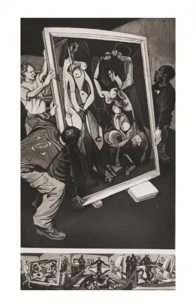 蚀刻飞尘法 Collin - Nus rouges - Picasso Grand Palais -2009