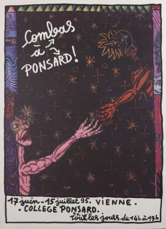 石版画 Combas - Combas à Ponsard !, 1995