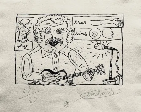 木刻 Combas - Gorge bras seins