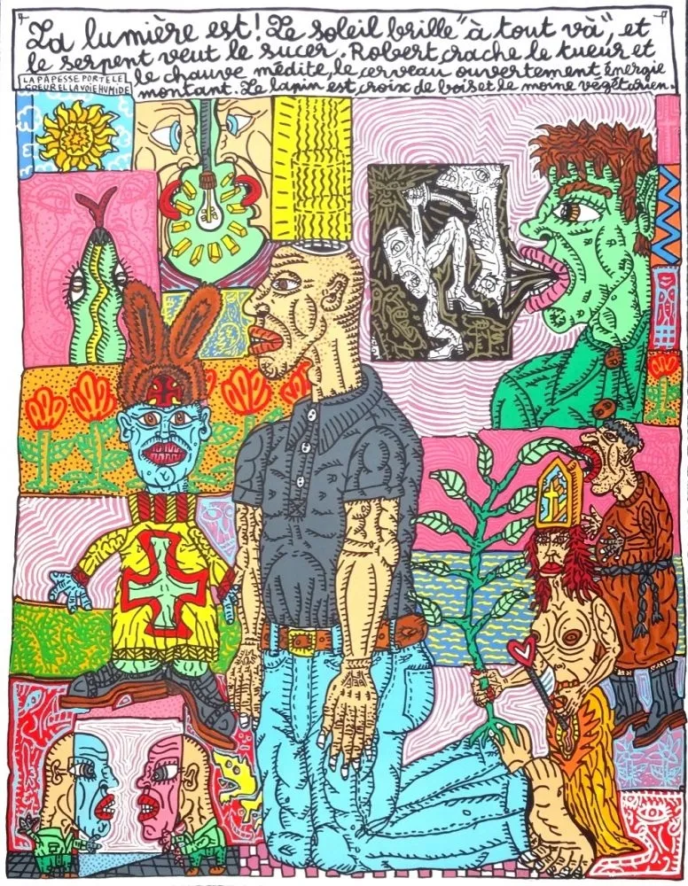 石版画 Combas - La lumière est !