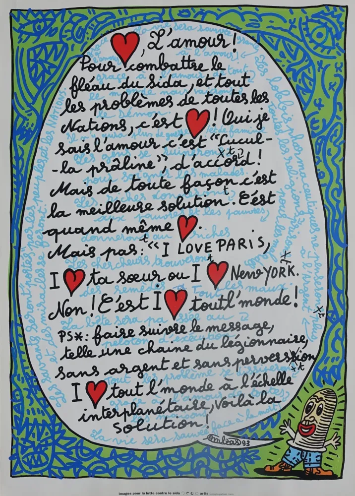 丝网印刷 Combas - L'amour