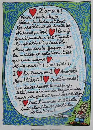 丝网印刷 Combas - L'amour