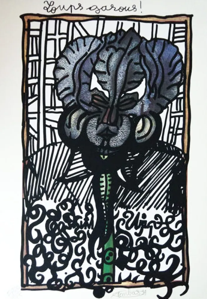 丝网印刷 Combas - Loups Garous