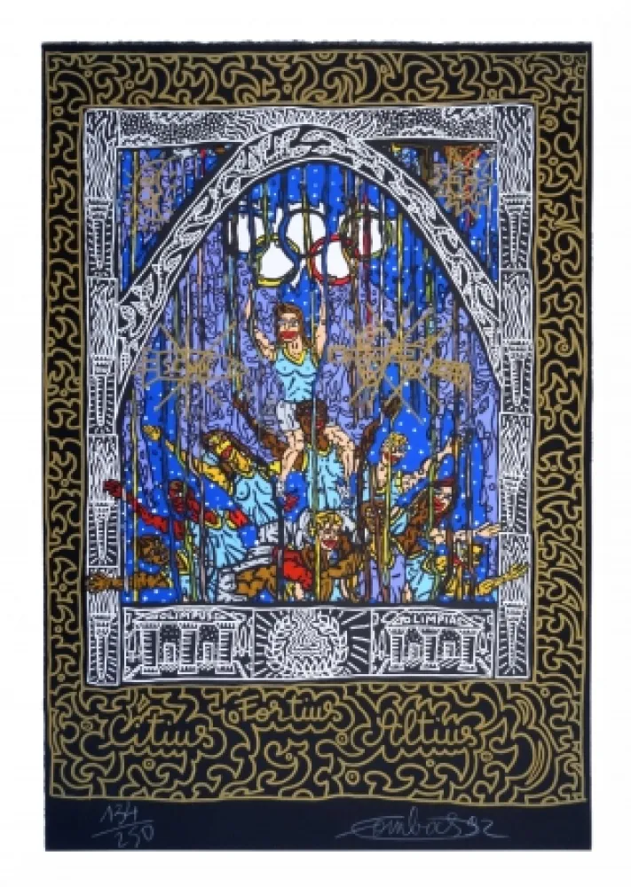 丝网印刷 Combas - Olympic centennial