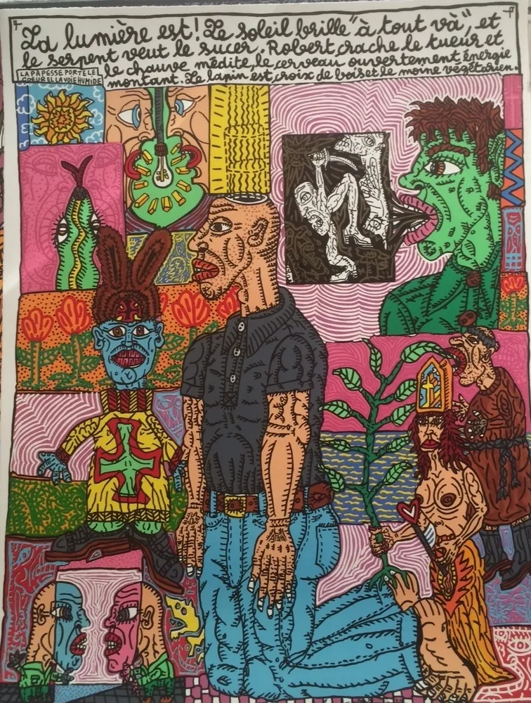 石版画 Combas - Sans titre