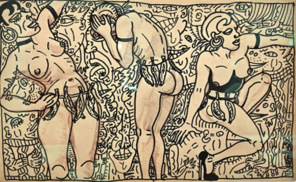 复数作品 Combas - Tournant, tournant, délirants, la danseuse multipliée en délire de Joséphine