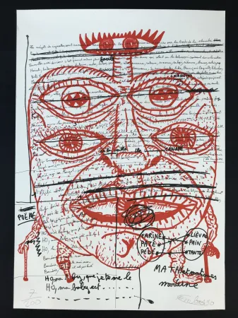 石版画 Combas - Untitled