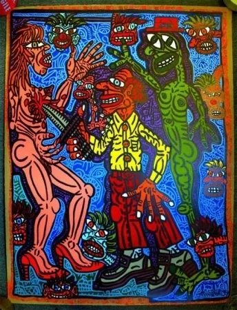 石版画 Combas - Untitled