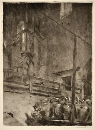 蚀刻版画 Conconi - LA CASA DEL MAGO (THE HOUSE OF THE MAGICIAN)