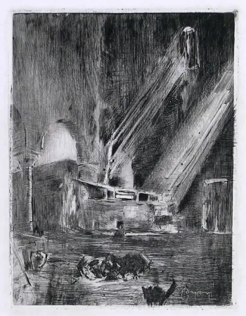 版画 Conconi - LE STREGHE (The witches) 