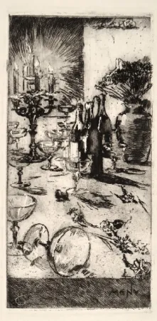 蚀刻版画 Conconi - MENU'