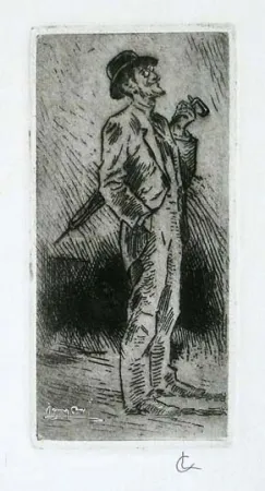 版画 Conconi - Portrait of Giuseppe Brentano