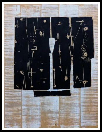 木刻 Consagra - GRAVURE SUR BOIS 