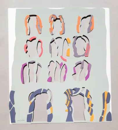 丝网印刷 Consagra - Prospetto di un edificio frontale