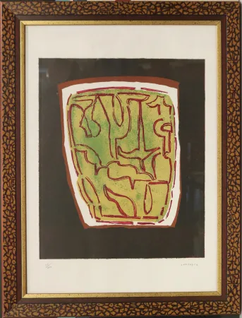 石版画 Consagra - Senza titolo